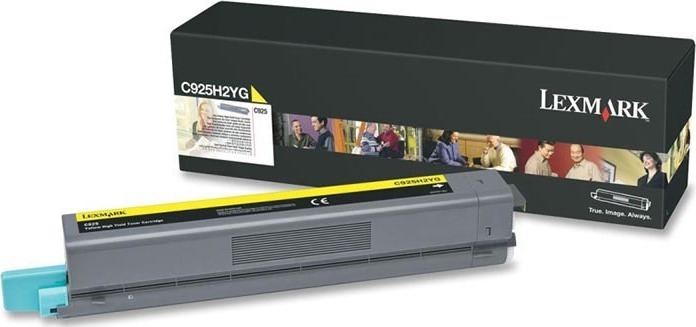 Lexmark C925H2YG Γνήσιο Toner Laser Εκτυπωτή Κίτρινο High Yield 7500 Σελίδων