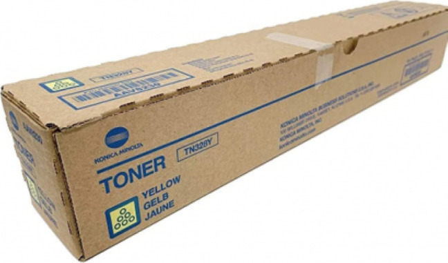 Konica Minolta TN-328Y Γνήσιο Toner Laser Εκτυπωτή Κίτρινο 28000 Σελίδων (AAV8250)