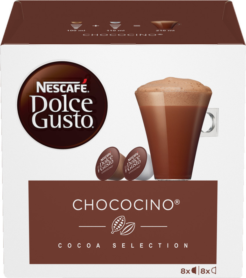 Nescafe Κάψουλες Σοκολάτα Συμβατές με Μηχανή Dolce Gusto 16caps