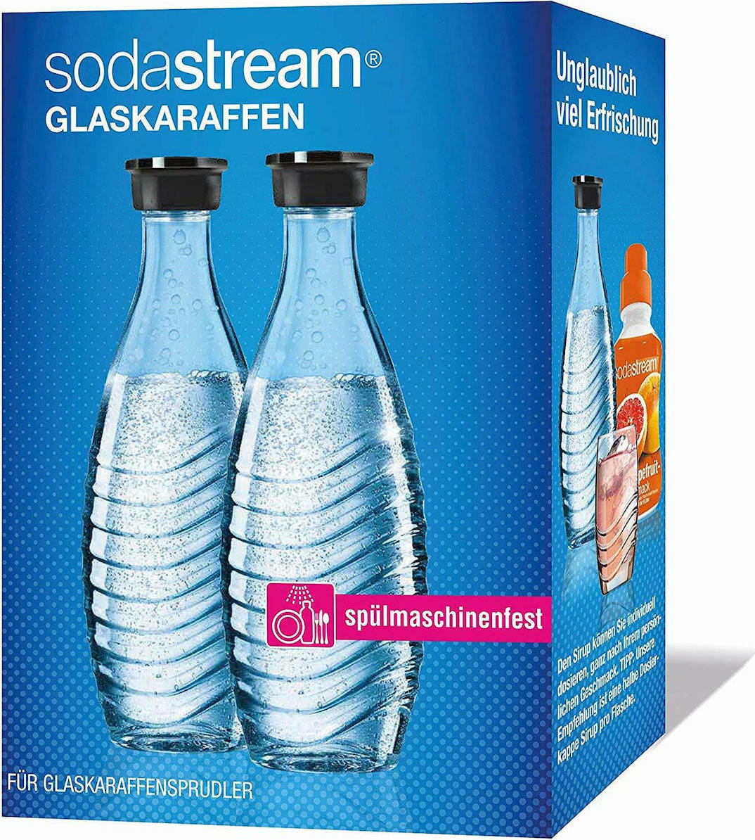 Sodastream SodaStream Twin pack Glass Carafe Δοχείο για Παρασκευαστή Σόδας