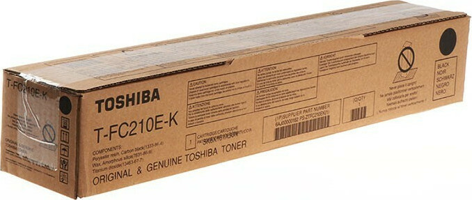 Toshiba T-FC210EK Γνήσιο Toner Laser Εκτυπωτή Μαύρο (6AJ00000162)