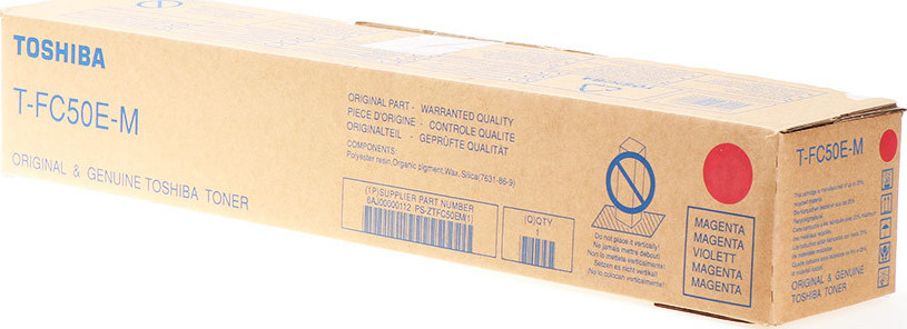 Toshiba T-FC50EM Γνήσιο Toner Laser Εκτυπωτή Ματζέντα (6AJ00000226)