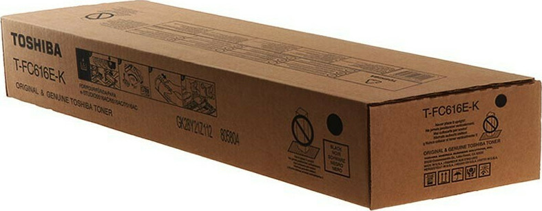 Toshiba T-FC616EK Γνήσιο Toner Laser Εκτυπωτή Μαύρο (6AK00000372)