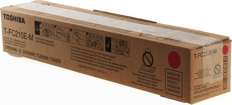 Toshiba T-FC210EM Γνήσιο Toner Laser Εκτυπωτή Ματζέντα (6AJ00000165)