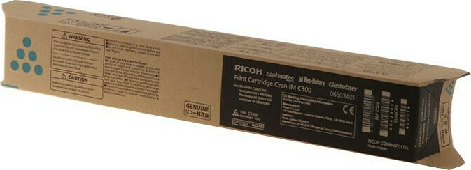 Ricoh IM C300 Γνήσιο Toner Laser Εκτυπωτή Κυανό 6000 Σελίδων (842383)