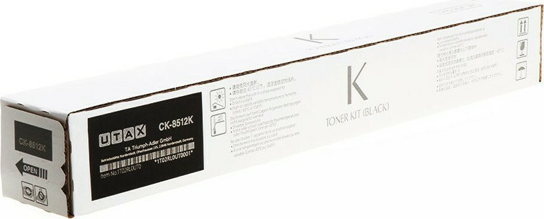 Utax CK-8512K Γνήσιο Toner Laser Εκτυπωτή Μαύρο 25000 Σελίδων (1T02RL0UT0)