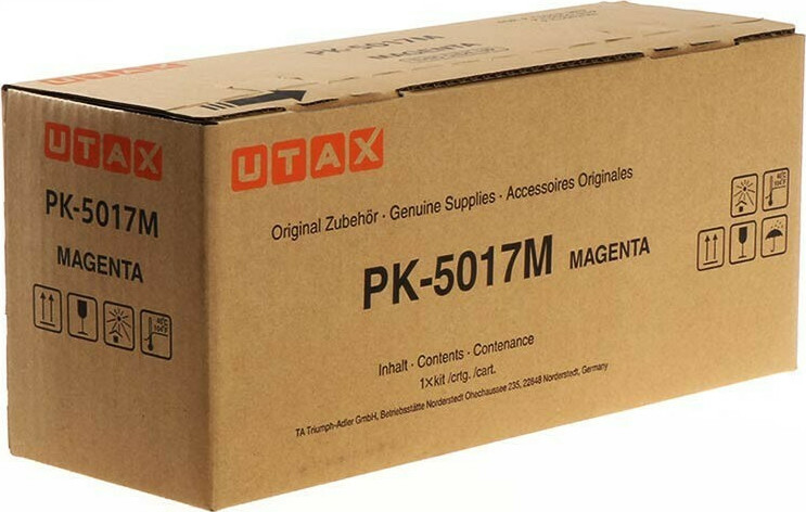Utax PK-5017M Γνήσιο Toner Laser Εκτυπωτή Ματζέντα 6000 Σελίδων (1T02TVBUT0)