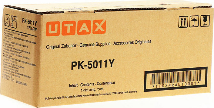 Utax PK-5011Y Γνήσιο Toner Laser Εκτυπωτή 5000 Σελίδων