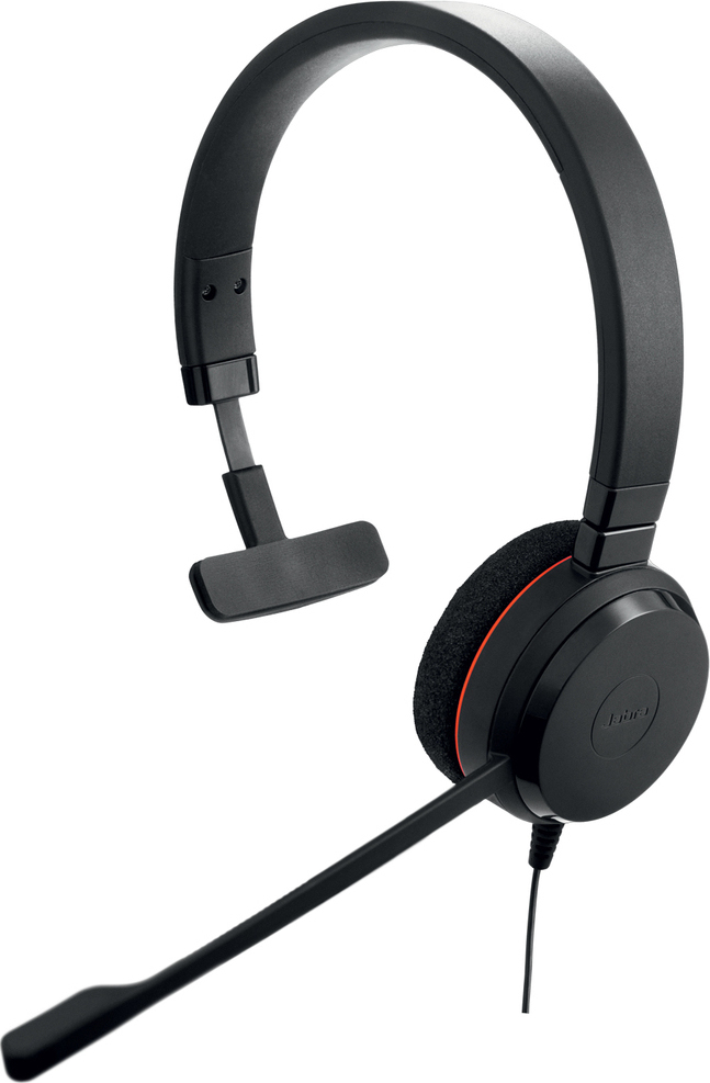 Jabra Evolve 20 MS Mono On Ear Multimedia Ακουστικά με μικρόφωνο και σύνδεση USB-C
