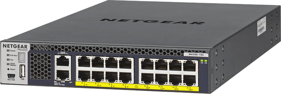 NetGear M4300-16X (500W) Managed L3 Switch με 16 Θύρες Gigabit (1Gbps) Ethernet