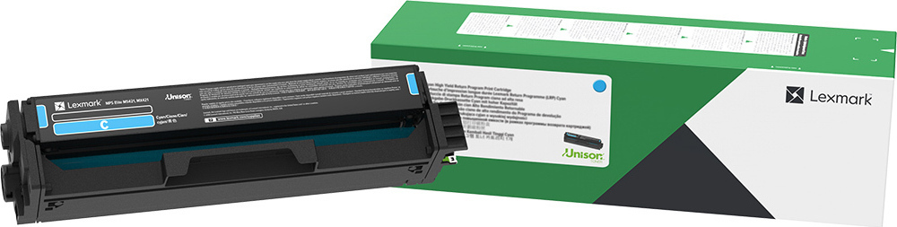 Lexmark 20N20C0 Γνήσιο Toner Laser Εκτυπωτή Κυανό Return Program 1500 Σελίδων