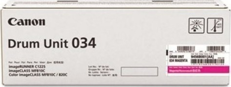 Canon 034 Γνήσιο Drum Laser Εκτυπωτή Ματζέντα 34000 Σελίδων (9456B001)