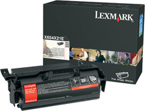 Lexmark X654X31E Γνήσιο Toner Laser Εκτυπωτή Μαύρο High Yield 36000 Σελίδων