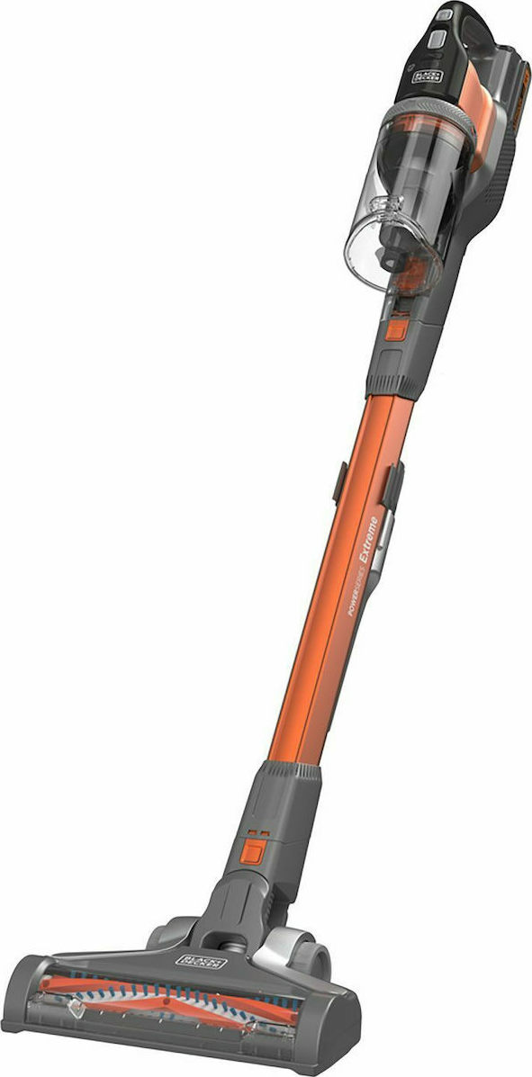Black & Decker BHFEV182C Επαναφορτιζόμενη Σκούπα 2 σε 1 Stick & Χειρός 18V Πορτοκαλί