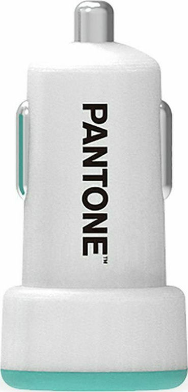 Pantone Φορτιστής Αυτοκινήτου 2.1A με μία Θύρα: 1xUSB Τιρκουάζ Χρώμα PT-DC1USBL