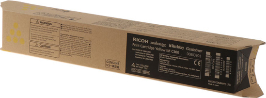 Ricoh IM C300 Γνήσιο Toner Laser Εκτυπωτή Κίτρινο 6000 Σελίδων (842385)