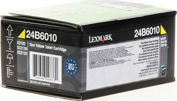 Lexmark 24B6010 Γνήσιο Toner Laser Εκτυπωτή Κίτρινο High Yield Extra High Yield 3000 Σελίδων