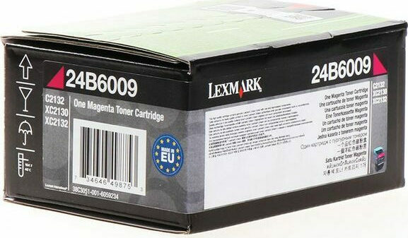 Lexmark 24B6009 Γνήσιο Toner Laser Εκτυπωτή Ματζέντα High Yield Extra High Yield 3000 Σελίδων