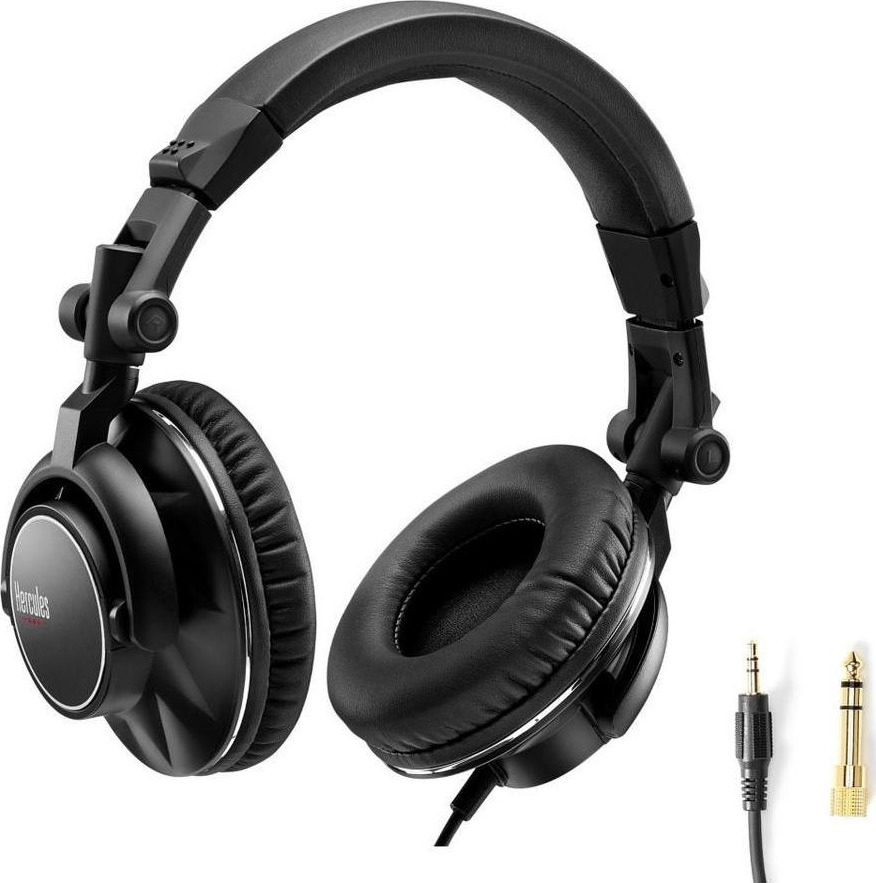 Hercules HDP DJ60 Bluetooth / 3.5mm / 6.3mm Μαύρα