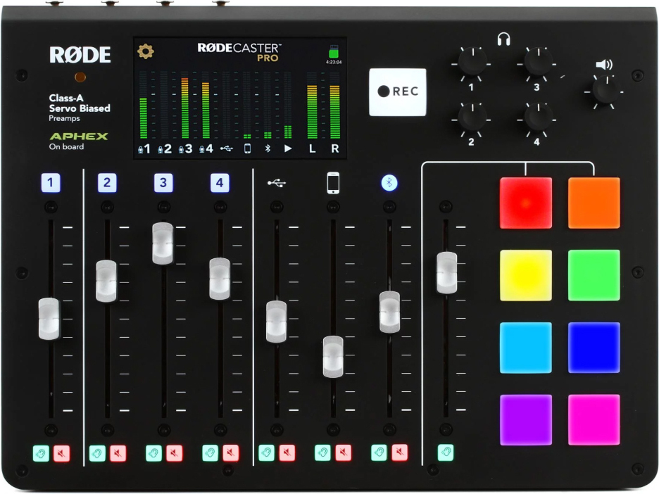Rode Rodecaster Pro Ψηφιακή Κονσόλα 4 Καναλιών & Bluetooth