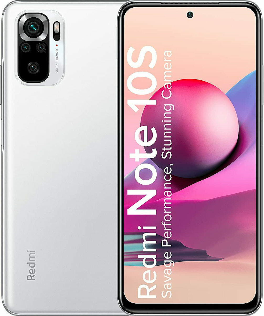 Xiaomi Redmi Note 10S Dual SIM (6/128GB) Pebble White