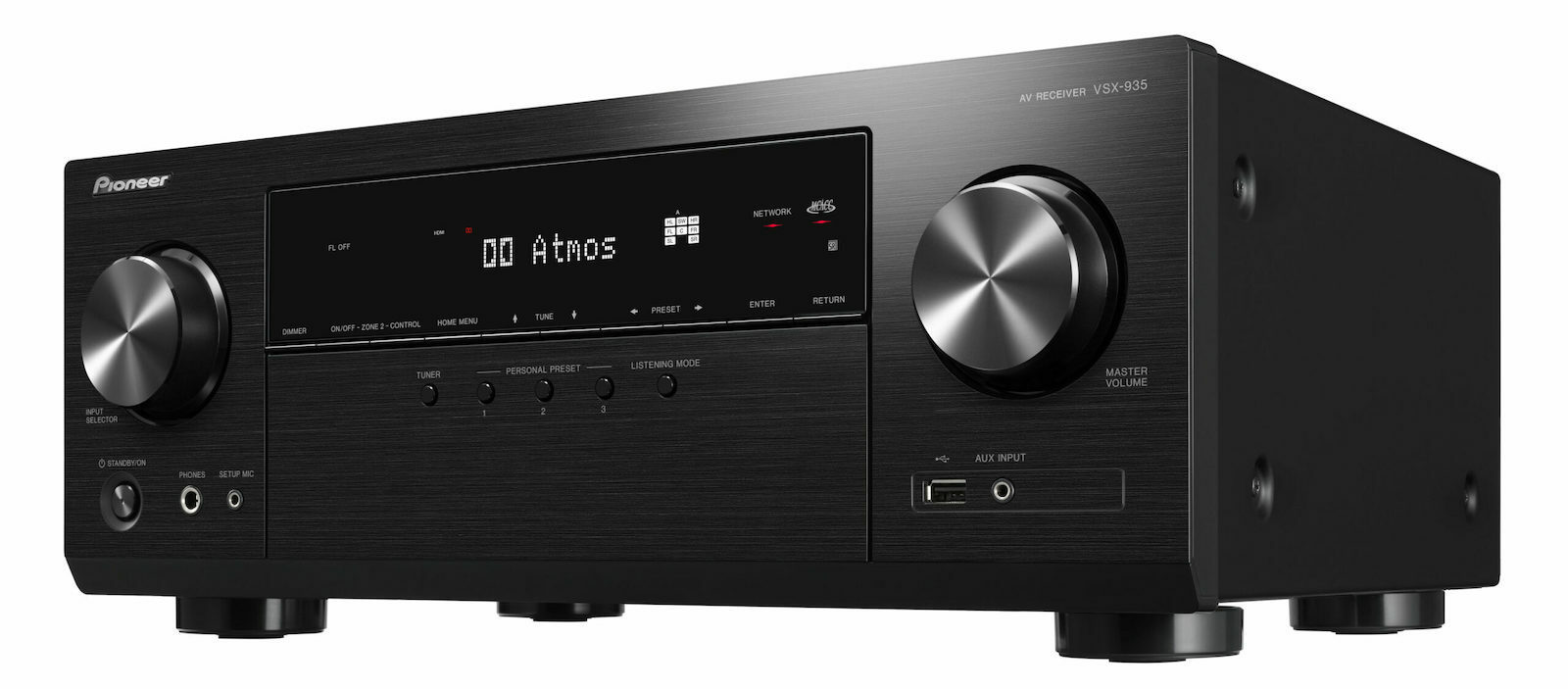 Pioneer VSX-935 Ραδιοενισχυτής Home Cinema 4K/8K 7.2 Καναλιών 80W/8Ω με HDR και Dolby Atmos Μαύρος
