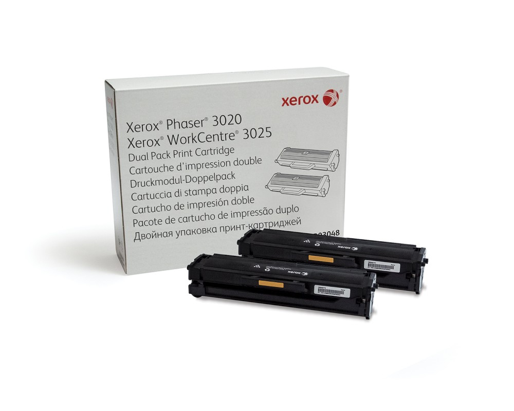 Xerox 106R03048 Γνήσιο Multipack Toner Laser Εκτυπωτή Μαύρο 2τμχ