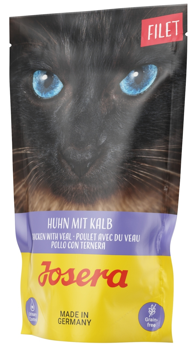 Josera Filet Υγρή Τροφή για Ενήλικες Γάτες σε Φακελάκι με Βοδινό και Κοτόπουλο χωρίς Σιτηρά 70gr 20.70.7007