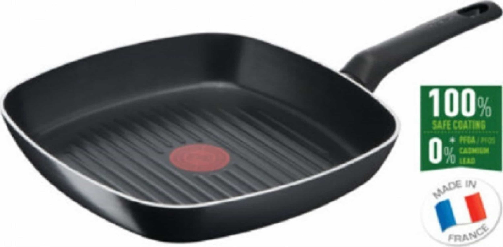 Tefal Simple Cook Γκριλιέρα από Αλουμίνιο με Αντικολλητική Επίστρωση 26cm B55640