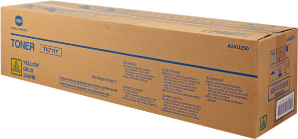 Konica Minolta TN-711Y Γνήσιο Toner Laser Εκτυπωτή Κίτρινο 31500 Σελίδων (A3VU250)