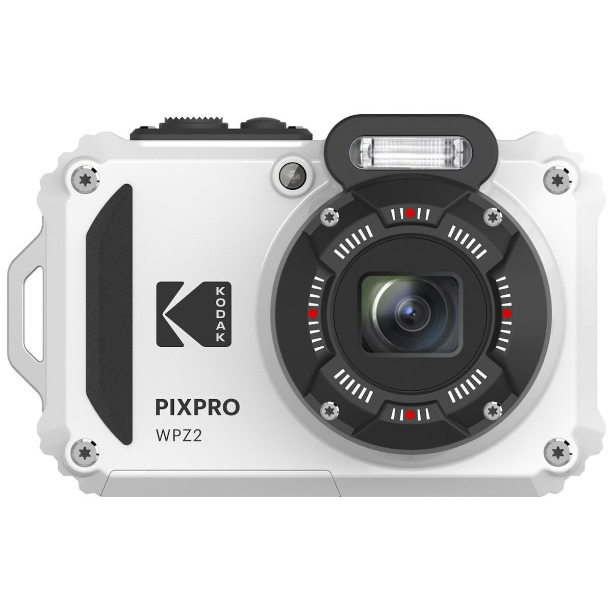 Kodak WPZ2 Compact Φωτογραφική Μηχανή 16MP Οπτικού Ζουμ 4x με Οθόνη 2.7" και Ανάλυση Video Full HD (1080p) Λευκή