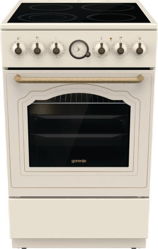Gorenje GECS5B70CLI Κουζίνα 70lt με Κεραμικές Εστίες Π57.6εκ. Μπεζ