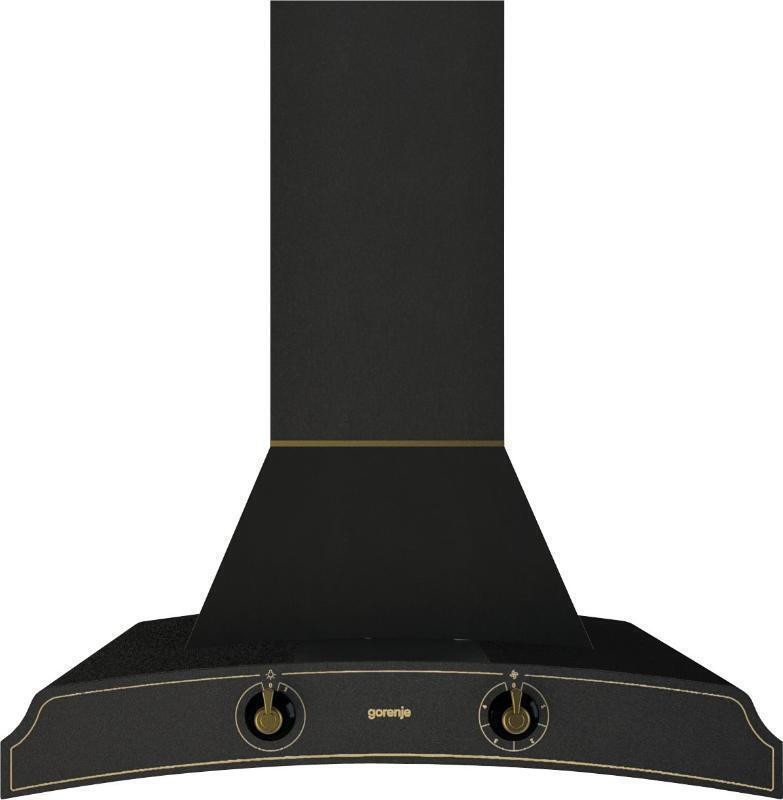 Gorenje DK63MCLB Απορροφητήρας Καμινάδα 60cm Μαύρος