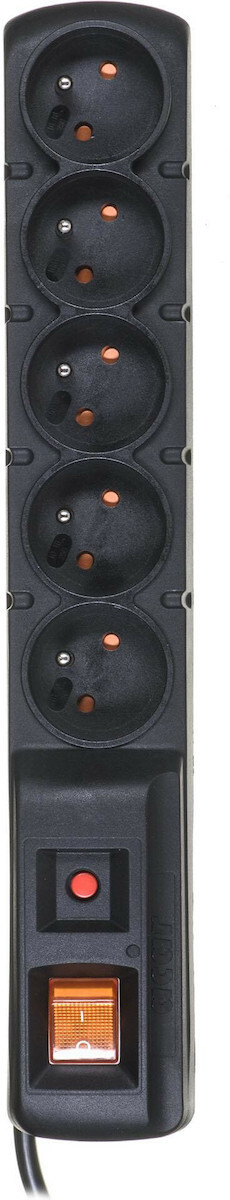 Acar ALP-ACARF5 Πολύπριζο Ασφαλείας 5 Θέσεων με Διακόπτη και Καλώδιο 1.5m