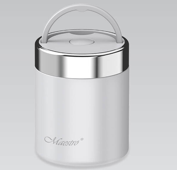Maestro Δοχείο Φαγητού Λευκό 500ml - Image 1