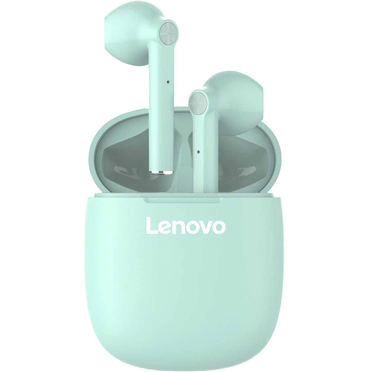 Lenovo HT30 Earbud Bluetooth Handsfree Ακουστικά με Θήκη Φόρτισης Mint Green