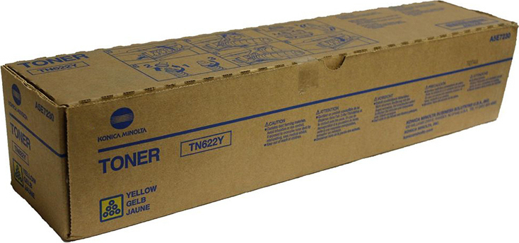 Konica Minolta TN-629Y Γνήσιο Toner Laser Εκτυπωτή Κίτρινο (AD3H250)