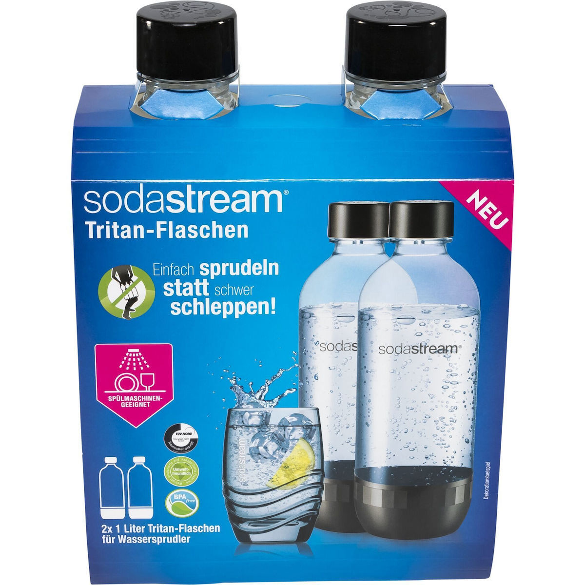 Sodastream Flasche Duo Δοχείο για Παρασκευαστή Σόδας