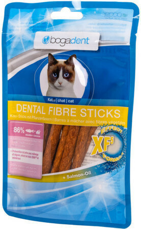 Bogacare dental fibre Λιχουδιές σε Stick με Σολομό για Ενήλικες Γάτες 50gr