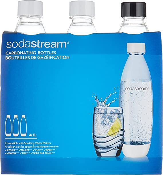 Sodastream Μπουκάλι Νερού με Βιδωτό Καπάκι Λευκό