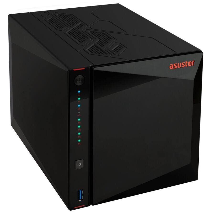 Asustor AS5404T NAS με 4 θέσεις για HDD/M.2/SSD και 2 θύρες Ethernet
