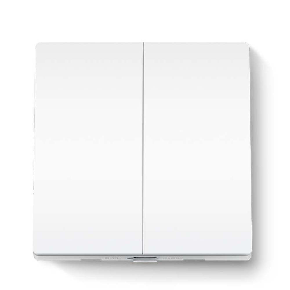 20231016170324_tp_link_tapo_s220_choneytos_diakoptis_toichou_gia_elegcho_fotismou_choris_plaisio_kai_dyo_pliktra_leykos TP-LINK Tapo S220 v1 Χωνευτός Διακόπτης Τοίχου Φωτισμού Διπλός χωρίς Πλαίσιο Λευκός TAPO S220 - Image 1