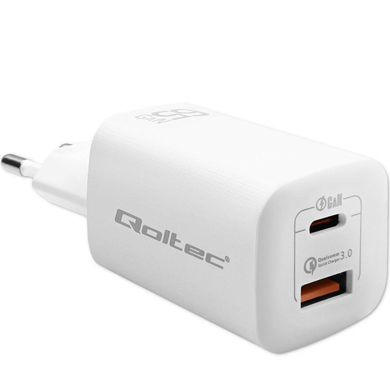 Qoltec 50765 USB-C Χωρίς Καλώδιο 65W