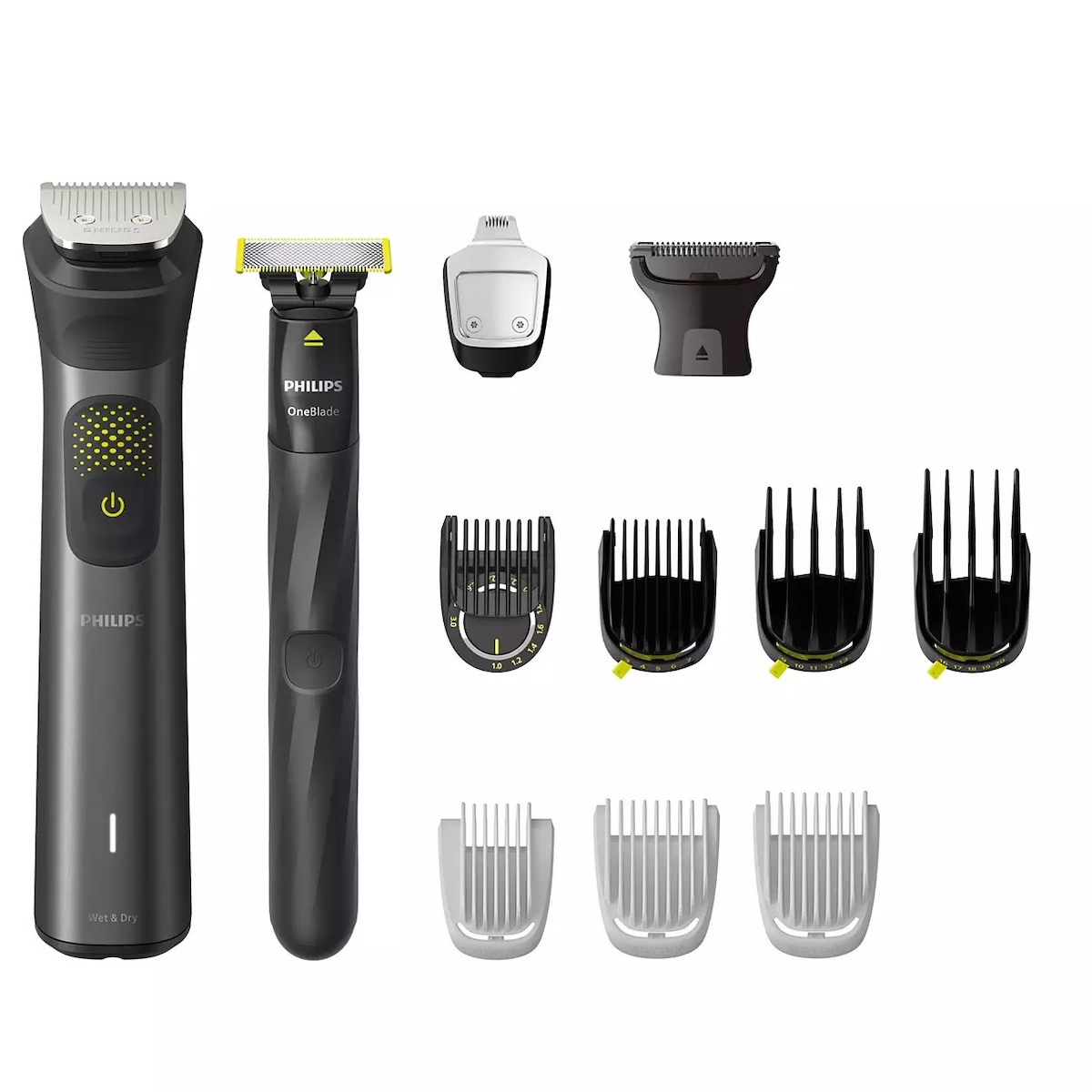 Philips Multigroom Series 9000 Επαναφορτιζόμενη Κουρευτική Μηχανή Γκρι MG9540/15