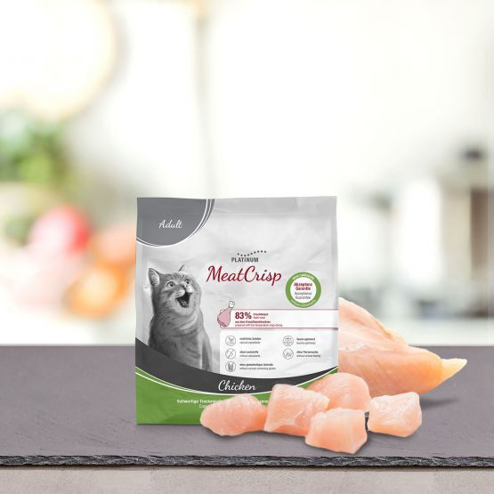Platinum Pet Food & Care MeatCrisp Adult Ξηρά Τροφή χωρίς Γλουτένη για Ενήλικες Γάτες με Κοτόπουλο 0.4kg