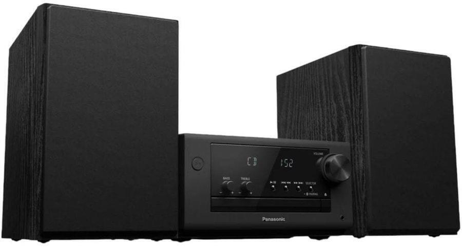 Panasonic Ηχοσύστημα 2.0 με CD Player και Bluetooth Μαύρο