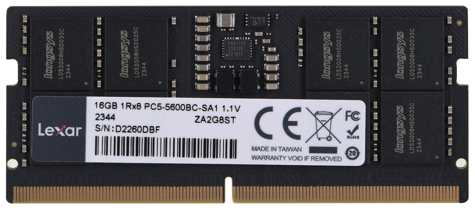 Lexar 16GB DDR5 LD5S16G56C46ST-BGS