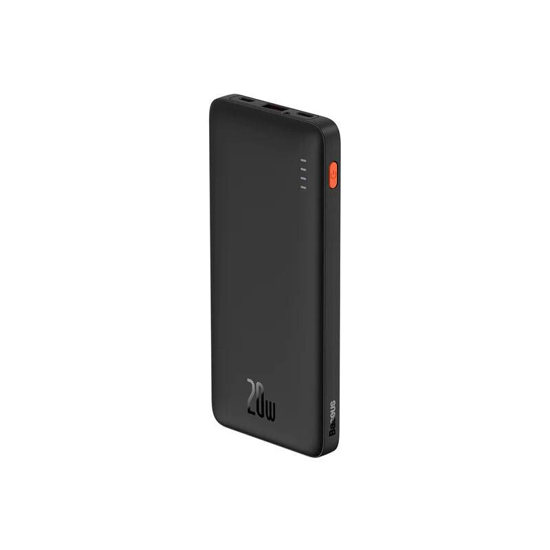 Baseus Airpow Power Bank 10000mAh 20W με Θύρα USB-A και Θύρα USB-C Power Delivery Μαύρο