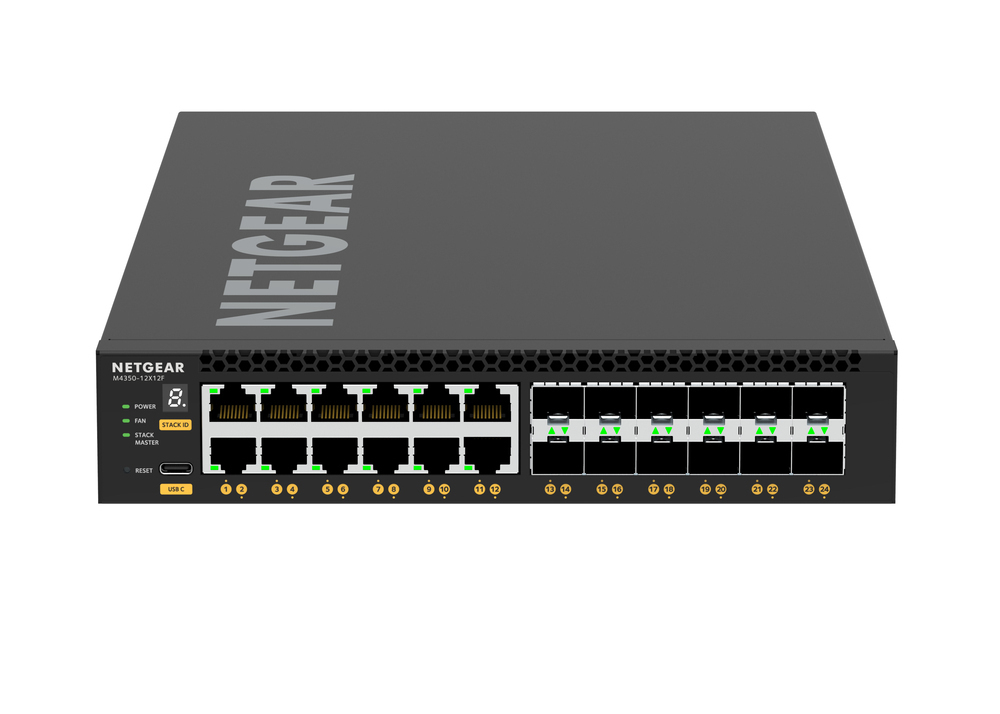 NetGear XSM4324-100NES v1 Managed L3 PoE
