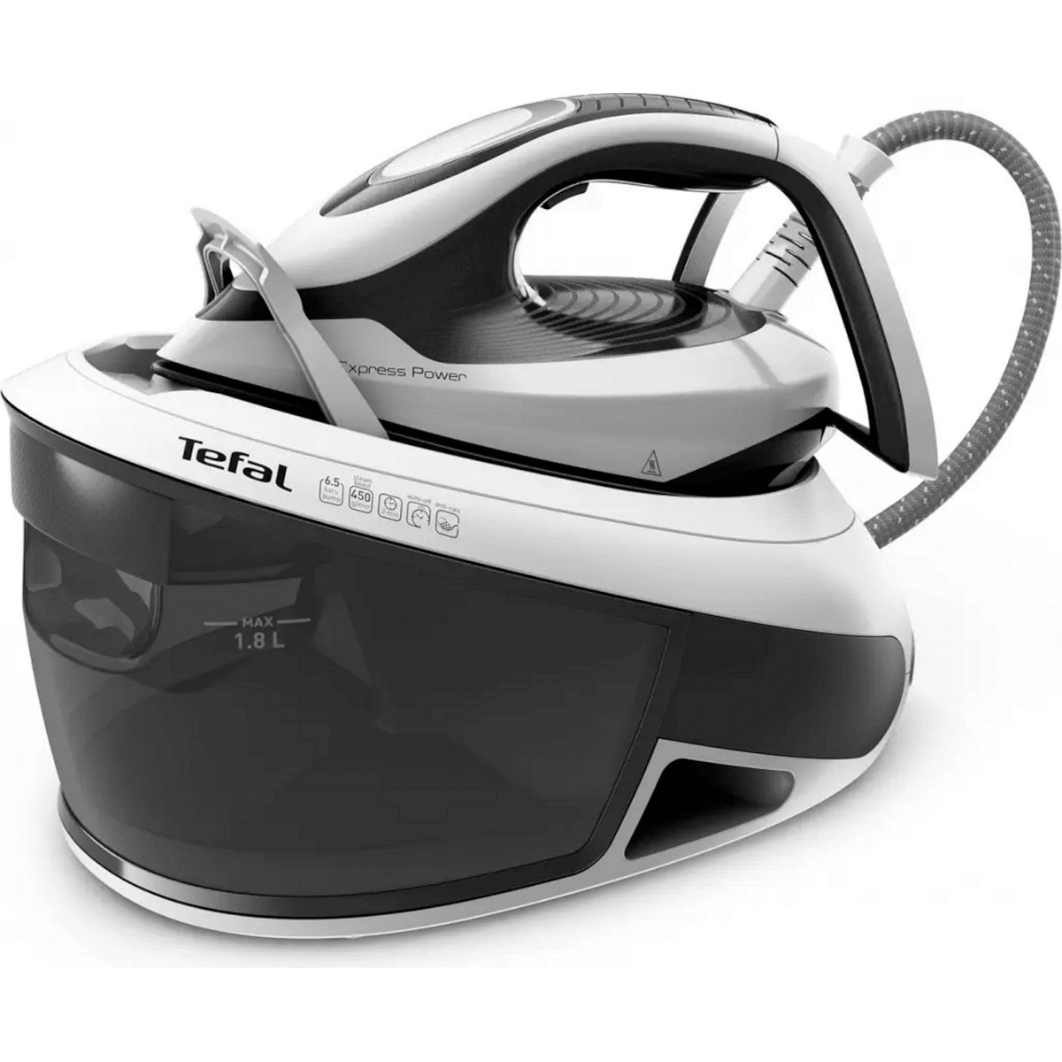 20240418153629_tefal_sv8130e0_systima_sideromatos_piesis_6_5bar_me_docheio Tefal Express Power SV8130E0 Σύστημα Σιδερώματος Πίεσης 6.5bar με Δοχείο 1.8lt - Image 1